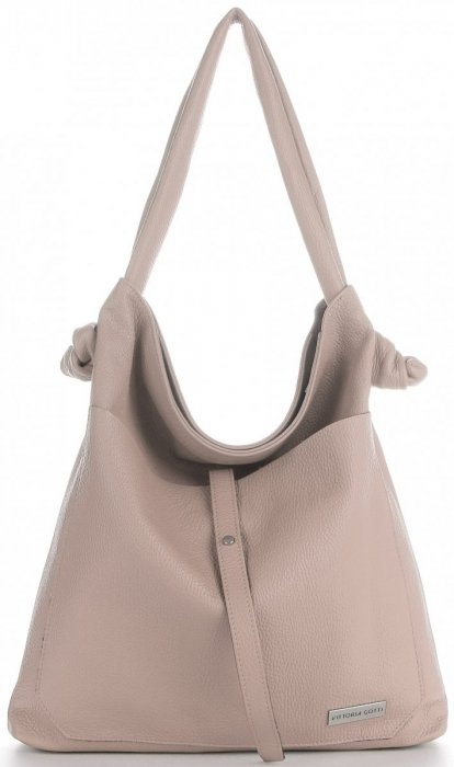 GEANȚĂ DIN PIELE shopper bag Vittoria Gotti roz  indian V5701