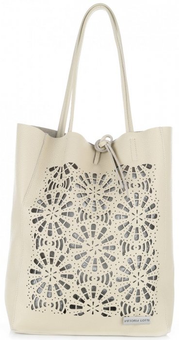 GEANȚĂ DIN PIELE shopper bag Vittoria Gotti V577