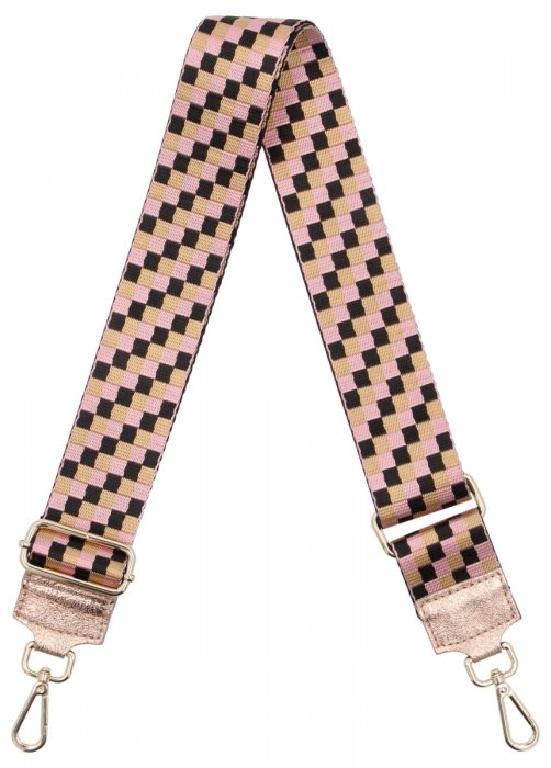 Curea pentru geantă cu modele la modă H12 roz murdar