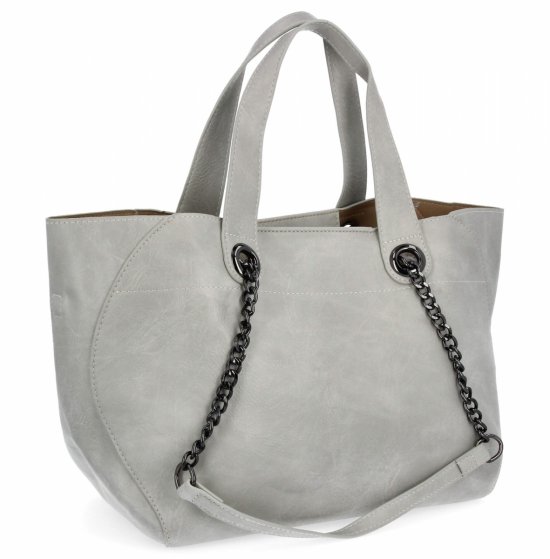 GENȚĂ DE DAMĂ shopper bag Herisson gri deschis 1852A902