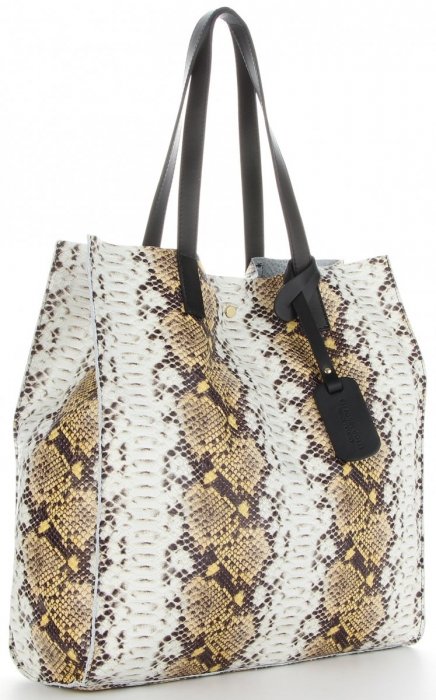 Dámska kabelka shopper bag Vittoria Gotti ryšavá V0002
