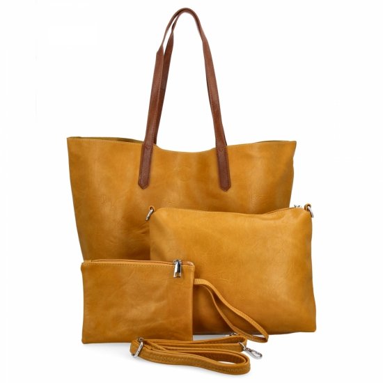 Dámská kabelka shopper bag Herisson žltá H8805