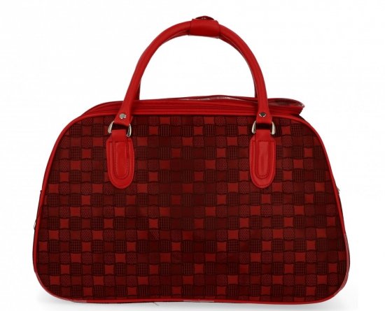 Dámska kabelka kufrík Or&amp;Mi červená A388