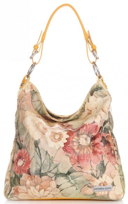 Kožené kabelka shopper bag Vittoria Gotti V7