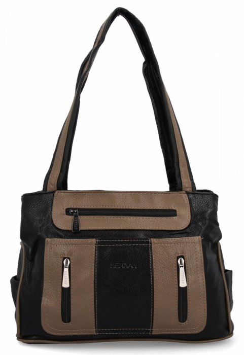  Dámská kabelka shopper bag Hernan čierna 3892-1