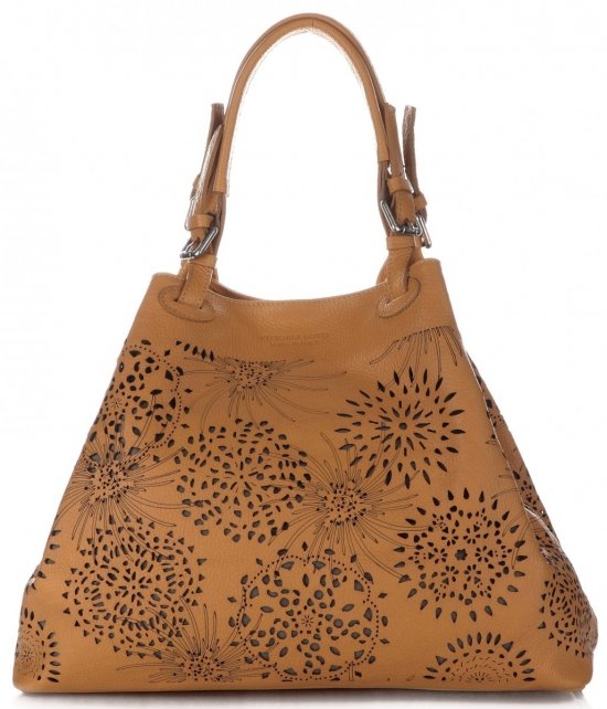 Kožené kabelka shopper bag Vittoria Gotti ryšavá V8913