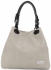 Kožené kabelka shopper bag Vittoria Gotti béžová V90047CH