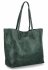 Dámská kabelka shopper bag Herisson lahvově zelená 18R301