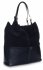 Kožené kabelka shopper bag Genuine Leather tmavě modrá 605