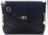 Kožené kabelka listonoška Vittoria Gotti tmavě modrá V71013