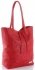 Kožené kabelka shopper bag Vittoria Gotti červená V299F