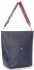 Kožené kabelka shopper bag Genuine Leather tmavě modrá K26