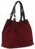 Kožené kabelka shopper bag Vittoria Gotti bordová V90047CH