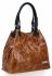 Kožené kabelka shopper bag Vittoria Gotti hnědá V692754