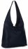 Bőr táska shopper bag Vittoria Gotti tengerkék V3L