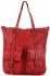 Bőr táska shopper bag Vittoria Gotti piros V3650