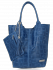 Bőr táska shopper bag Vittoria Gotti jeans B22