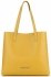 Bőr táska shopper bag Vittoria Gotti mustár V694150