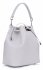 Bőr táska shopper bag Vittoria Gotti világosszürke 8224