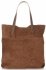 Bőr táska shopper bag Vittoria Gotti barna V8267