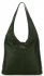 Bőr táska shopper bag Vittoria Gotti palackzöld V3L