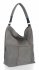 Bőr táska shopper bag Roberto Ricci szürke 19141