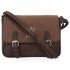 Torebka Listonoszka w Stylu Vintage firmy Bee Bag 1002S2024 Czekoladowa