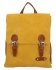 Modny Plecak Damski w Stylu Vintage firmy Herisson 817 Żółty