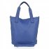 Duża Torebka Damska Shopper Bag XXL firmy Hernan HB0363 Niebieska