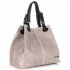 GEANȚĂ DIN PIELE shopper bag Vittoria Gotti roz de pudră V2L