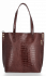 GEANȚĂ DIN PIELE shopper bag Vittoria Gotti vișiniu VG803