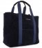 GEANȚĂ DIN PIELE shopper bag Vittoria Gotti bleumarin V8252