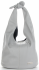 Kožené kabelka shopper bag Vittoria Gotti svetlo šedá V693658