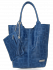 Kožené kabelka shopper bag Vittoria Gotti jeans B22