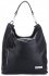 Kožené kabelka shopper bag Vittoria Gotti čierna V8420