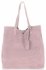 Kožené kabelka shopper bag Vittoria Gotti púdrová ružová V205454