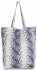 Dámska kabelka shopper bag Vittoria Gotti modrá V0003