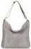 Kožené kabelka shopper bag Vittoria Gotti svetlo šedá V2054