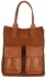 Kožené kabelka shopper bag Vittoria Gotti ryšavá V27A