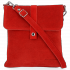 Kožené kabelka univerzálna Vittoria Gotti červená B17
