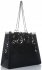 Kožené kabelka shopper bag Vittoria Gotti čierna V5798