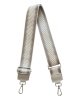 Modny Pasek Do Torebki H04 Jasno Szary