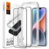 SZKŁO HARTOWANE SPIGEN ALM GLASS FC 2-PACK IPHONE 13 / 13 PRO / 14 BLACK