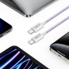 TECH-PROTECT ULTRABOOST LITE TYPE-C KABEL  PD60W/3A 200CM MAUVE