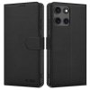 OTWIERANE KSIĄŻKOWE ETUI FUTERAŁ TECH-PROTECT  WALLET MOTOROLA MOTO G15 / G15 POWER MATTE BLACK