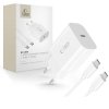 TECH-PROTECT NC20W 1-PORT ŁADOWARKA SIECIOWA  PD20W + KABEL TYP-C  WHITE