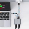 TECH-PROTECT HB08 HUB ADAPTER 4IN1 TYPE-C + USB2.0 + 2 x HDMI 4K 60HZ SPACE GREY