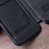 Nillkin Qin Leather Pro Case etui iPhone 14 Pro Max osłona na aparat kabura pokrowiec obudowa z klapką brązowy
