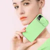 Nillkin CamShield Silky Silicone Case etui iPhone 14 pokrowiec z osłoną na aparat czarny