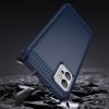 Carbon Case etui Xiaomi Poco F4 5G elastyczny silikonowy karbonowy pokrowiec niebieskie